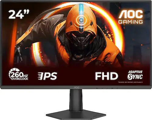 AOC 24G50Z Écran Gaming 24" Full HD 260Hz 0,3 ms HDMI DisplayPort (6973985233340) 24 Écran AOC Maroc AOC 24G50Z Maroc Écran 24 pouces Full HD Maroc 6973985233340 Maroc Écran 24 AOC Maroc Écran de jeu Maroc, Conçu pour la vitesse, Le moniteur gaming AOC 24G50Z2 de 23,8 pouces (60,5 cm) à 260 Hz en Full HD et dalle IPS rapide est conçu pour les joueurs exigeants en matière de vitesse, de netteté et de fluidité d'image.