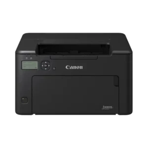 Imprimante laser monochrome Canon i-SENSYS LBP122dw compacte noire et blanche.