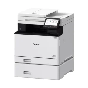 Accueil 240 Vue de face de l'imprimante laser Canon i-SENSYS MF752Cdw pour bureau d'entreprise